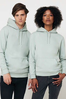 Felpa con cappuccio Jasper in cotone riciclato, blu royal