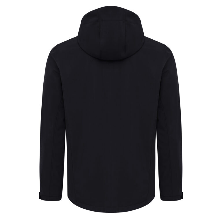 Makalu softshell herrjacka i återvunnen polyester, svart