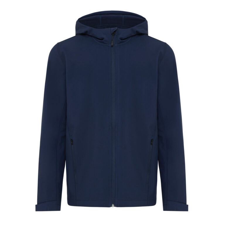 Giacca softshell da uomo Makalu in rPET, blu navy