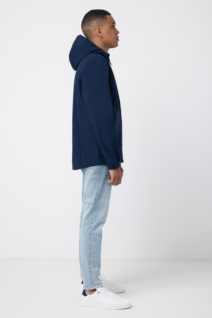 Giacca softshell da uomo Makalu in rPET, blu navy