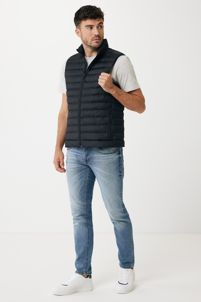 Gilet da uomo Meru in rPET, nero