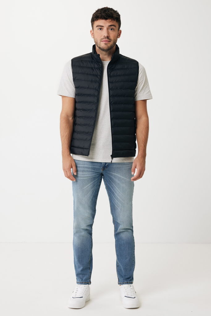 Gilet da uomo Meru in rPET, nero