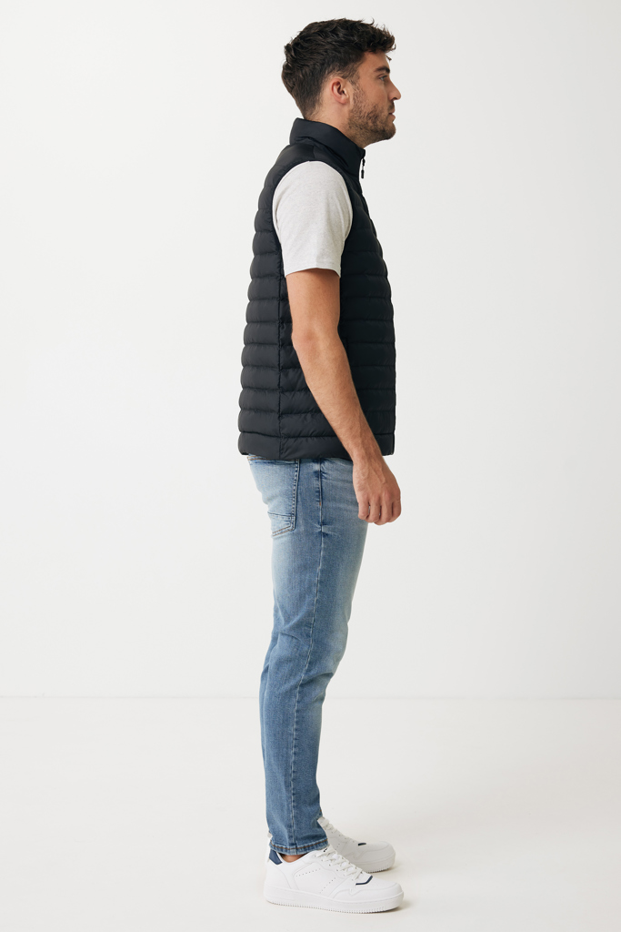Gilet da uomo Meru in rPET, nero