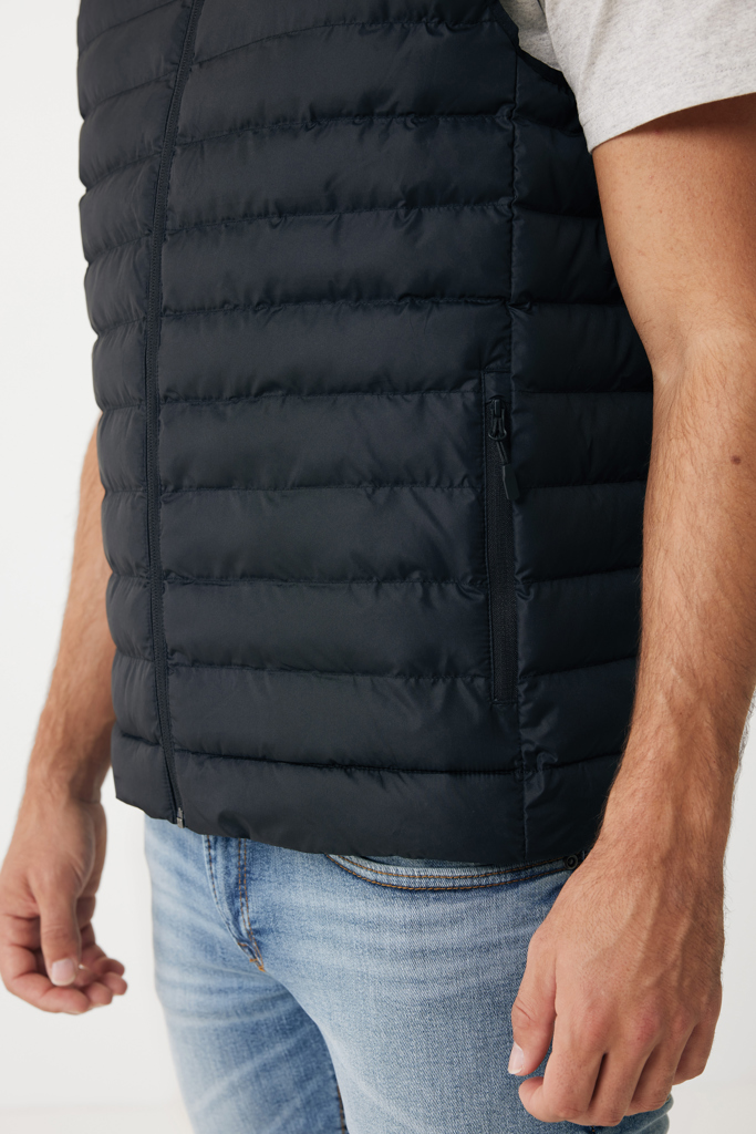Gilet da uomo Meru in rPET, nero