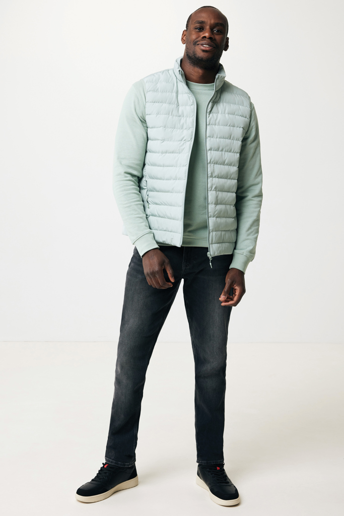 Bodywarmer homme en polyester recyclé Meru, Iceberg green