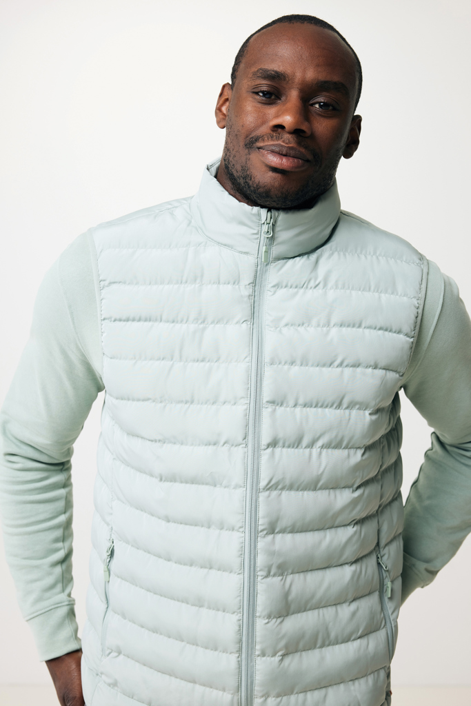 Bodywarmer homme en polyester recyclé Meru, Iceberg green