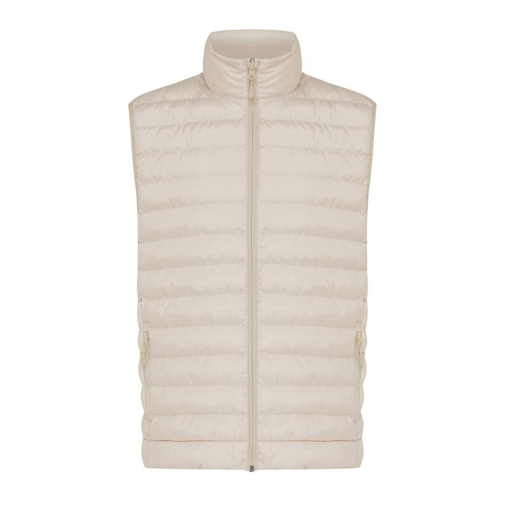 Gilet da uomo Meru in rPET, beige