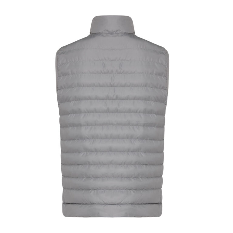 Gilet da uomo Meru in rPET, grigio argento