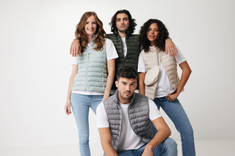 Gilet da uomo Meru in rPET, grigio argento