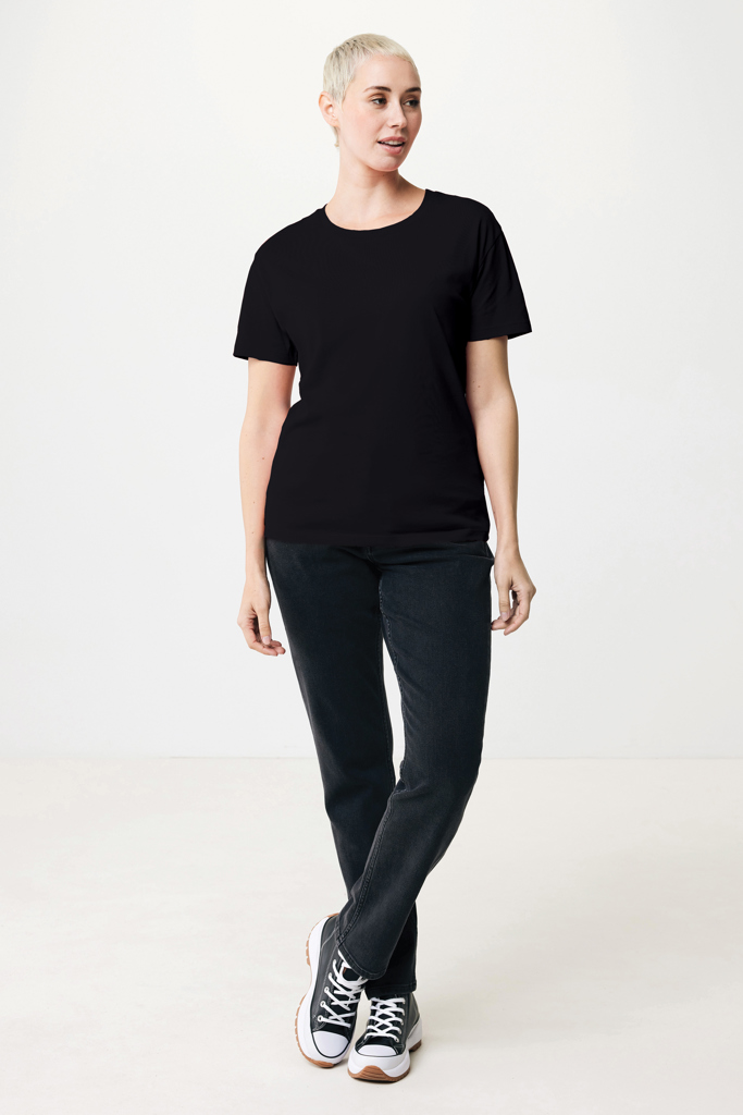 Yala women lightweight recycled cotton t-shirt, black