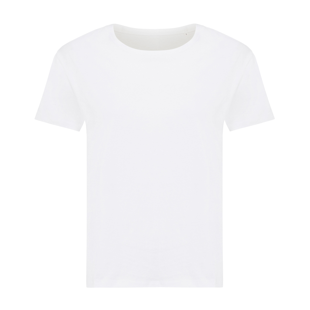 Yala women lightweight recycled cotton t-shirt, recycled whi