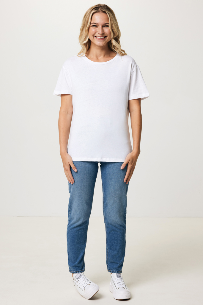 Yala Damen T-Shirt aus recycelter Baumwolle, recycled white