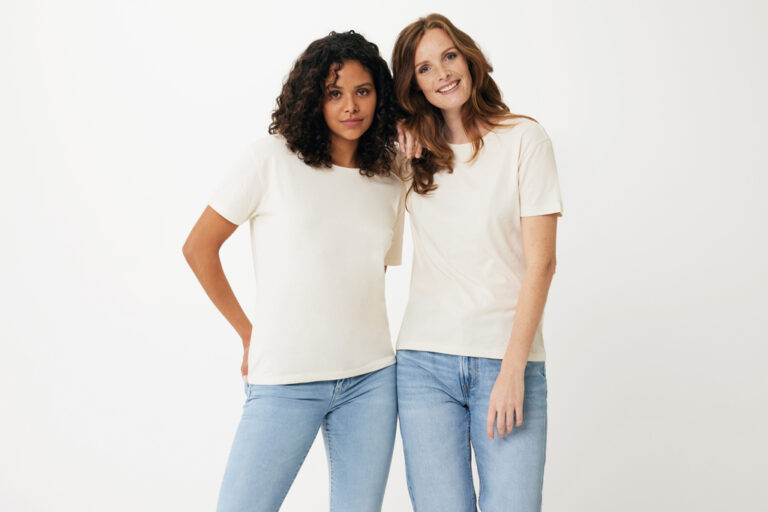 Yala women lightweight recycled cotton t-shirt, natural raw