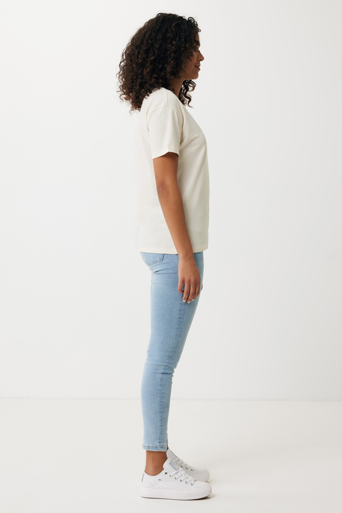 Yala women lightweight recycled cotton t-shirt, natural raw