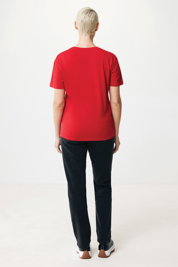 Yala Camiseta Mujer Light Weight Algodón Reciclado, rojo