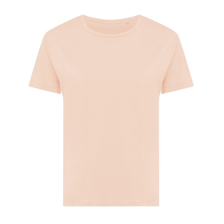 Yala women lightweight recycled cotton t-shirt, peach nectar