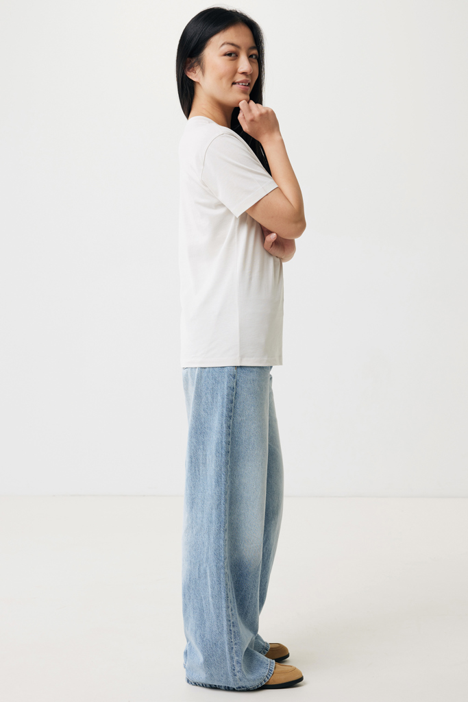 Yala Camiseta Mujer Light Weight Algodón Reciclado, ivory wh