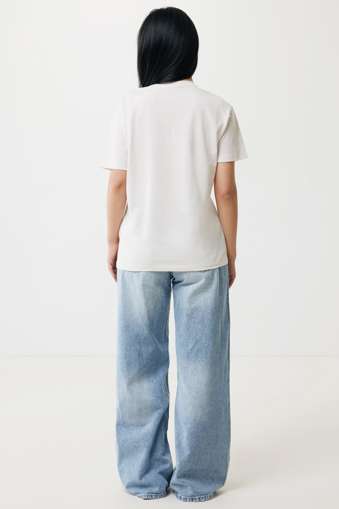 Yala Camiseta Mujer Light Weight Algodón Reciclado, ivory wh