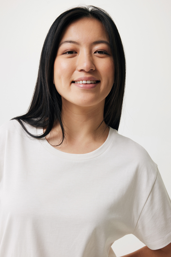 Yala Camiseta Mujer Light Weight Algodón Reciclado, ivory wh