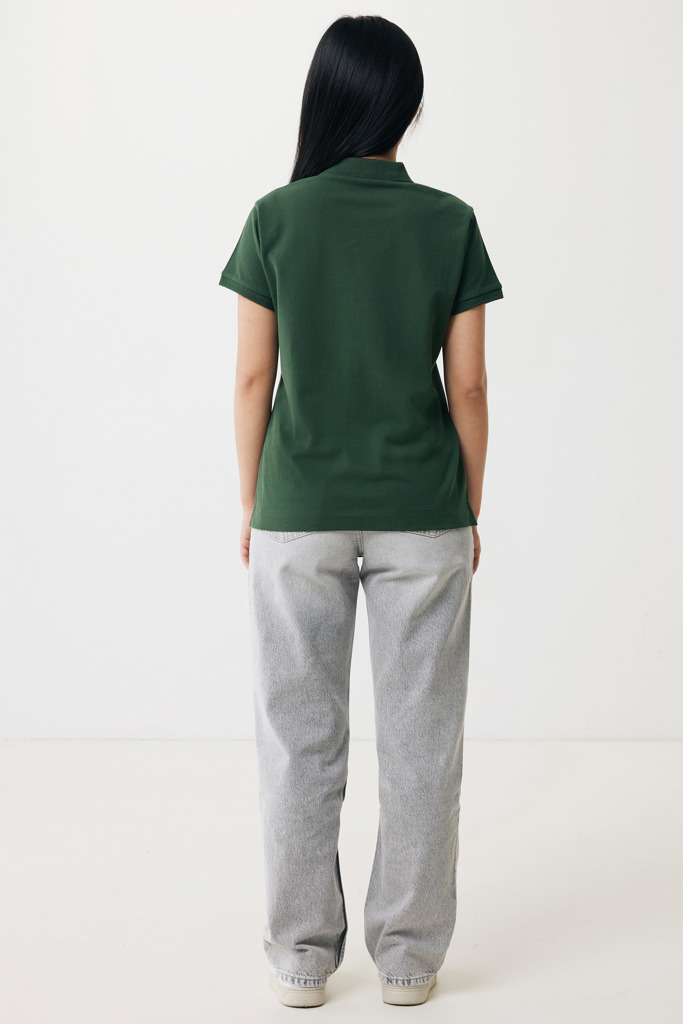 Yosemite Polo Piqué Mujer Algodón Reciclado, forest green