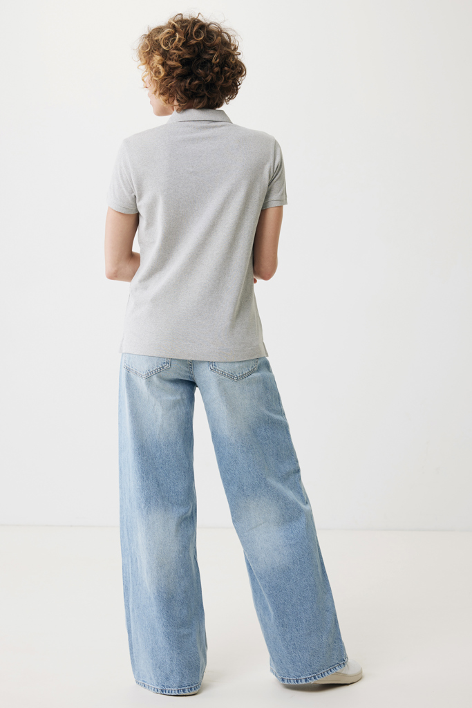 Yosemite Polo Piqué Mujer Algodón Reciclado, heather grey