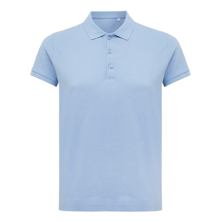 Yosemite dames recycled katoen pique polo, sky blue