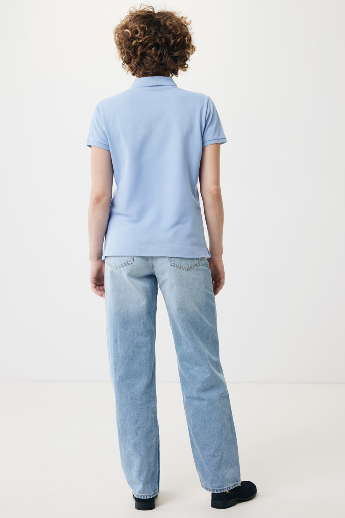 Yosemite dames recycled katoen pique polo, sky blue