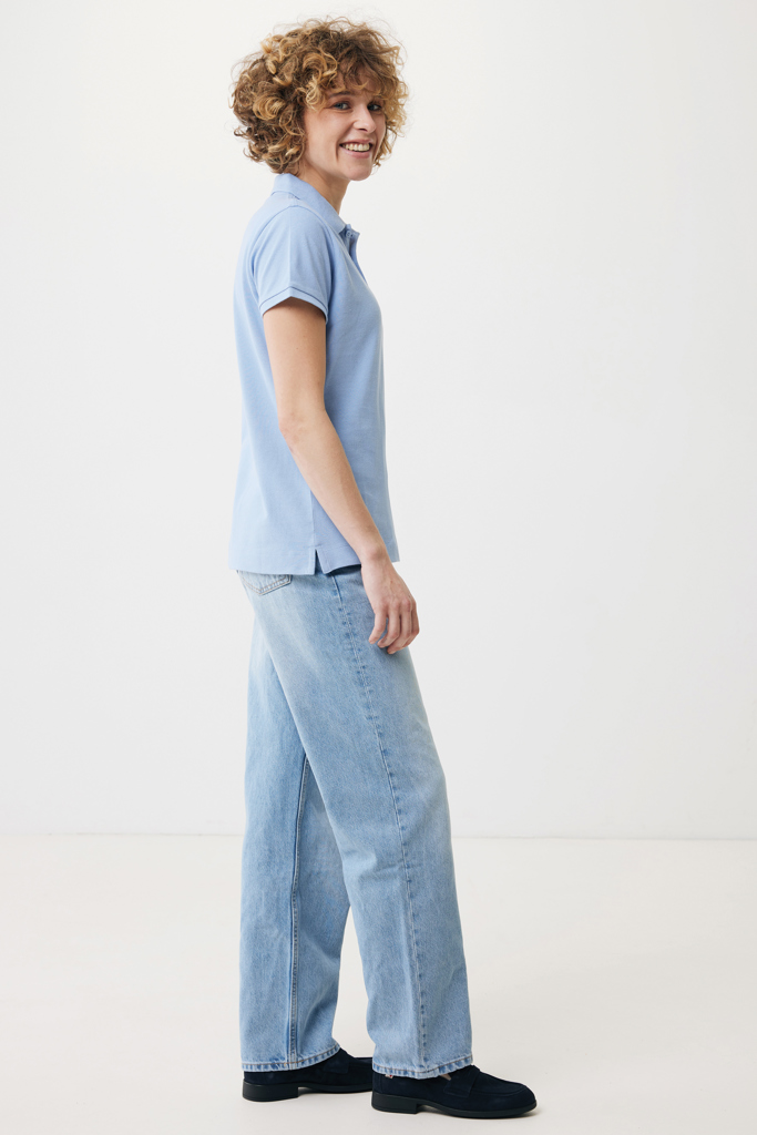Yosemite dames recycled katoen pique polo, sky blue
