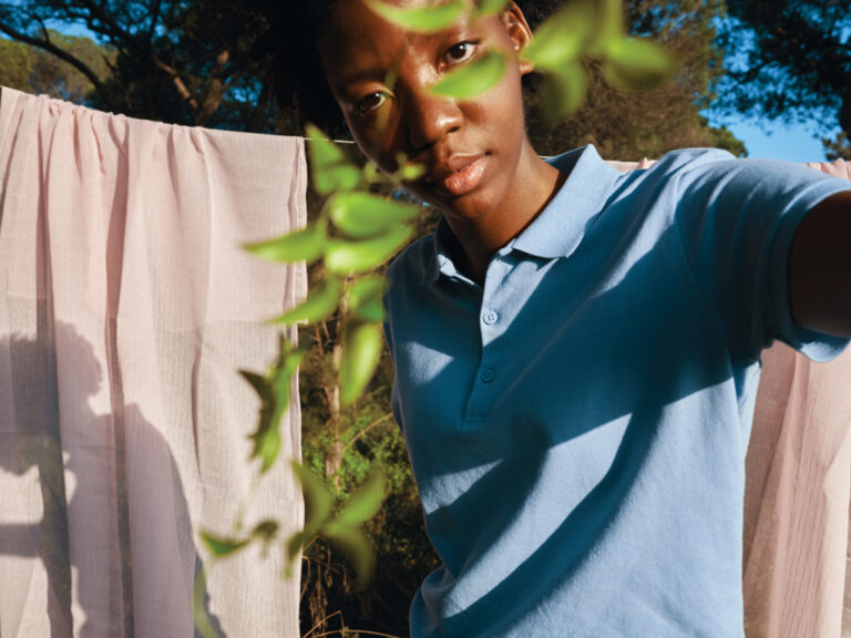 Yosemite dames recycled katoen pique polo, sky blue