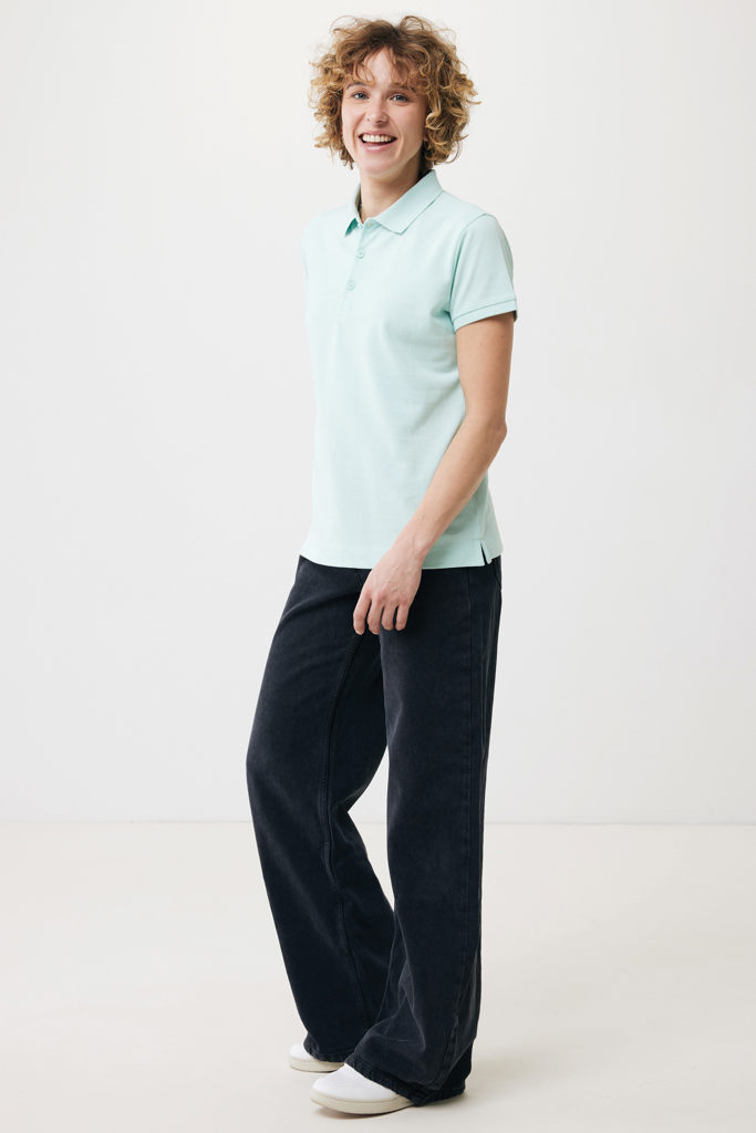 Yosemite Damen Piqué-Poloshirt aus rec. Baumwolle, crushed m