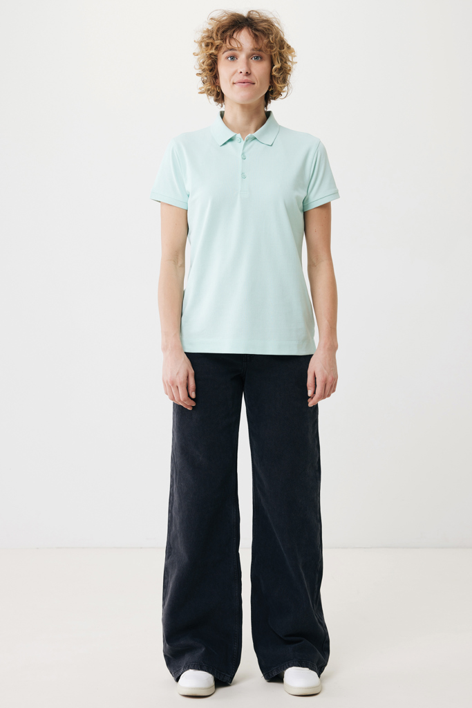 Yosemite Damen Piqué-Poloshirt aus rec. Baumwolle, crushed m