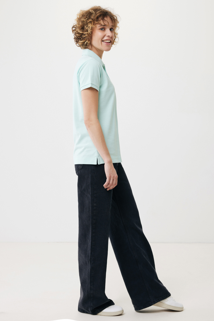 Yosemite Damen Piqué-Poloshirt aus rec. Baumwolle, crushed m