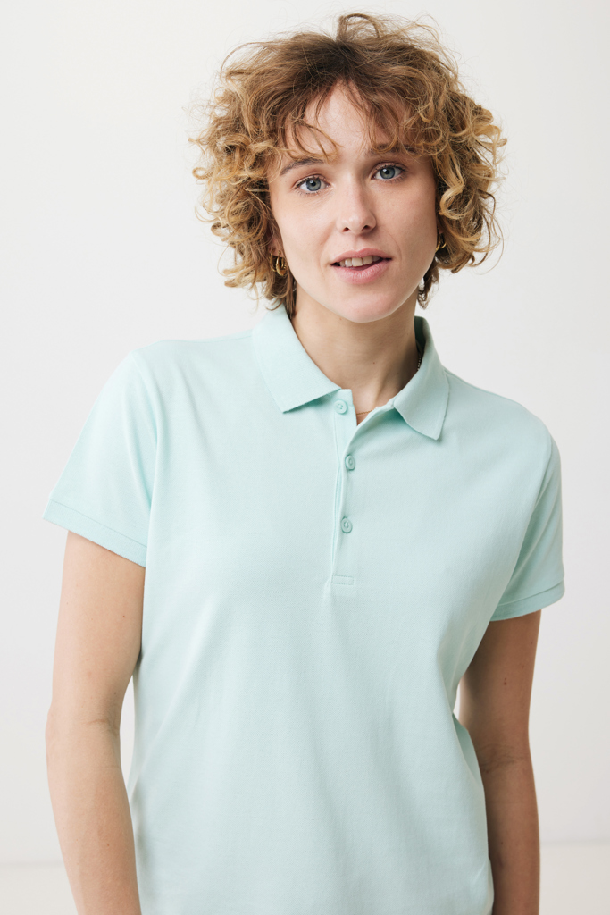 Yosemite Damen Piqué-Poloshirt aus rec. Baumwolle, crushed m
