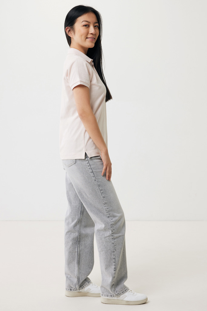 Yosemite Polo Piqué Mujer Algodón Reciclado, cloud pink
