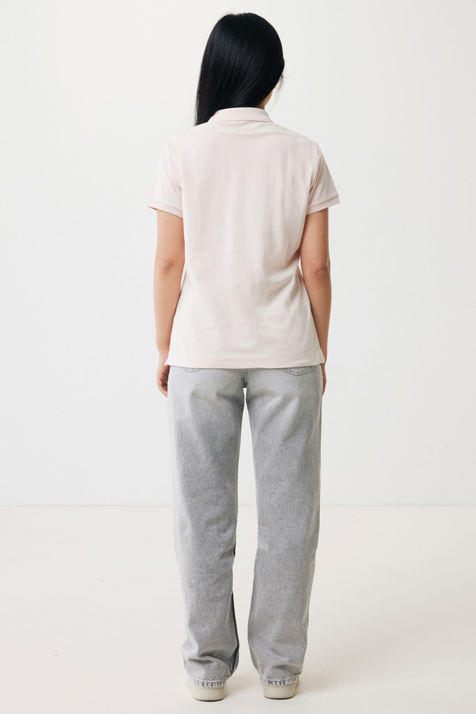 Yosemite Polo Piqué Mujer Algodón Reciclado, cloud pink