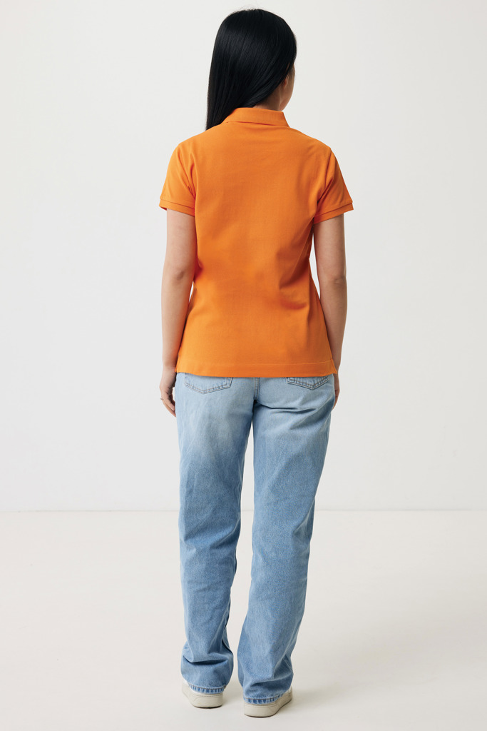 Yosemite Polo Piqué Mujer Algodón Reciclado, naranja
