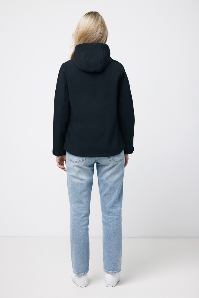 Makalu softshell damjacka i återvunnen polyester, svart