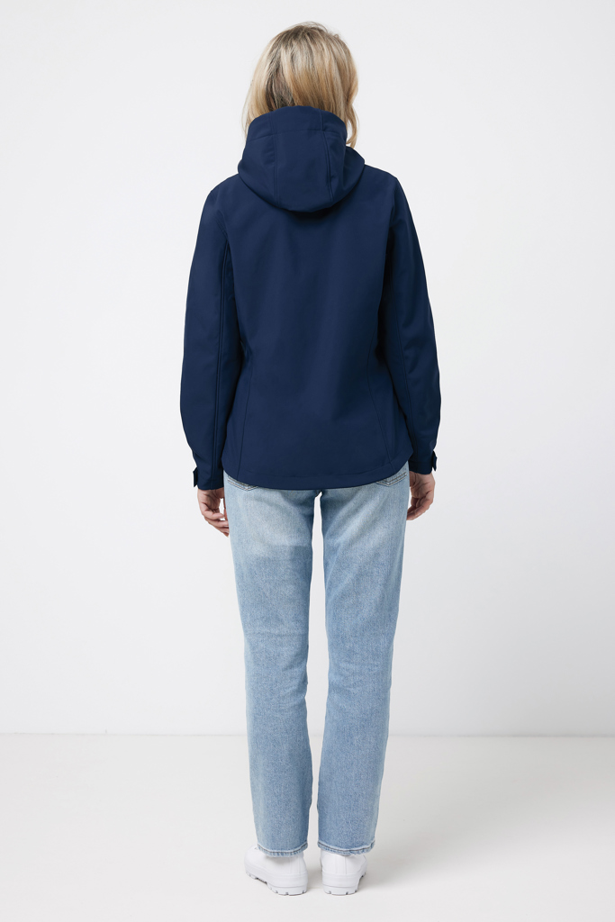Makalu soft shell damjacka i återvunnen polyester, marinblå
