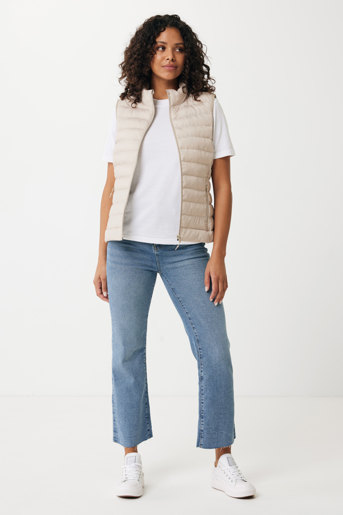 Gilet da donna Meru in rPET, beige