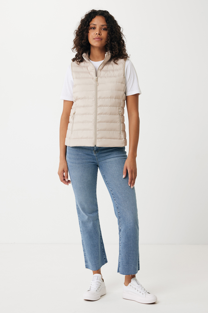 Gilet da donna Meru in rPET, beige