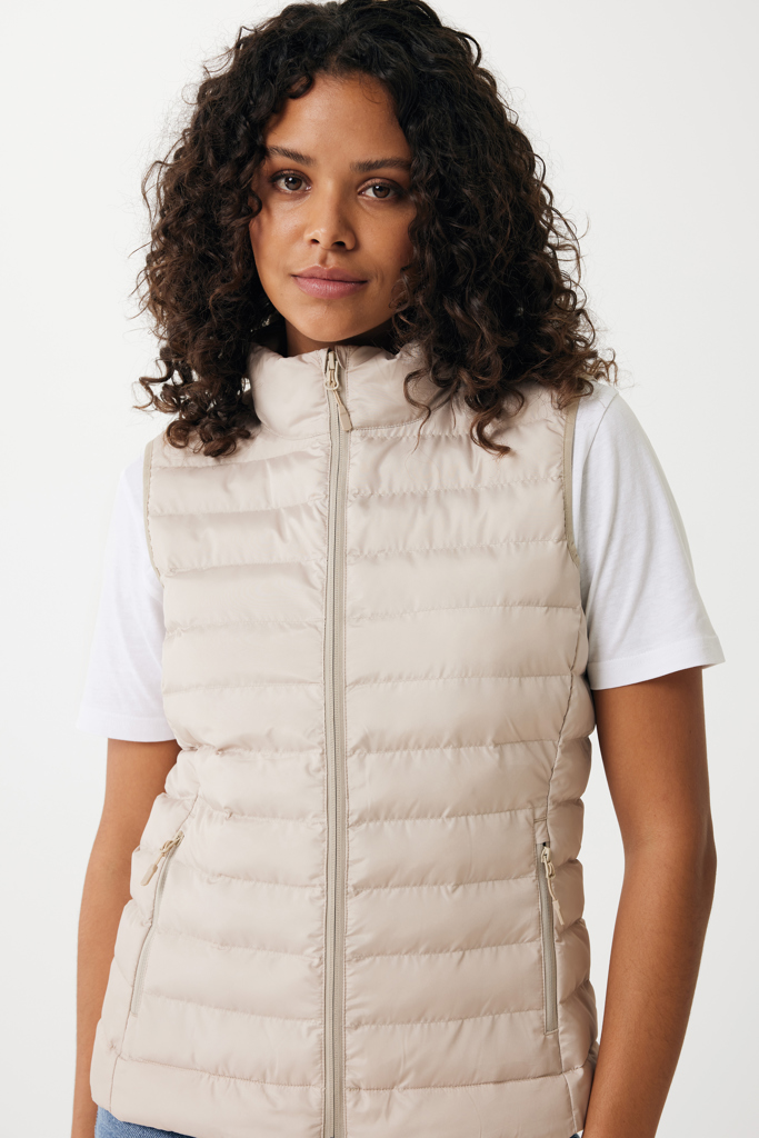 Gilet da donna Meru in rPET, beige
