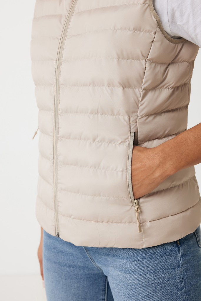 Gilet da donna Meru in rPET, beige