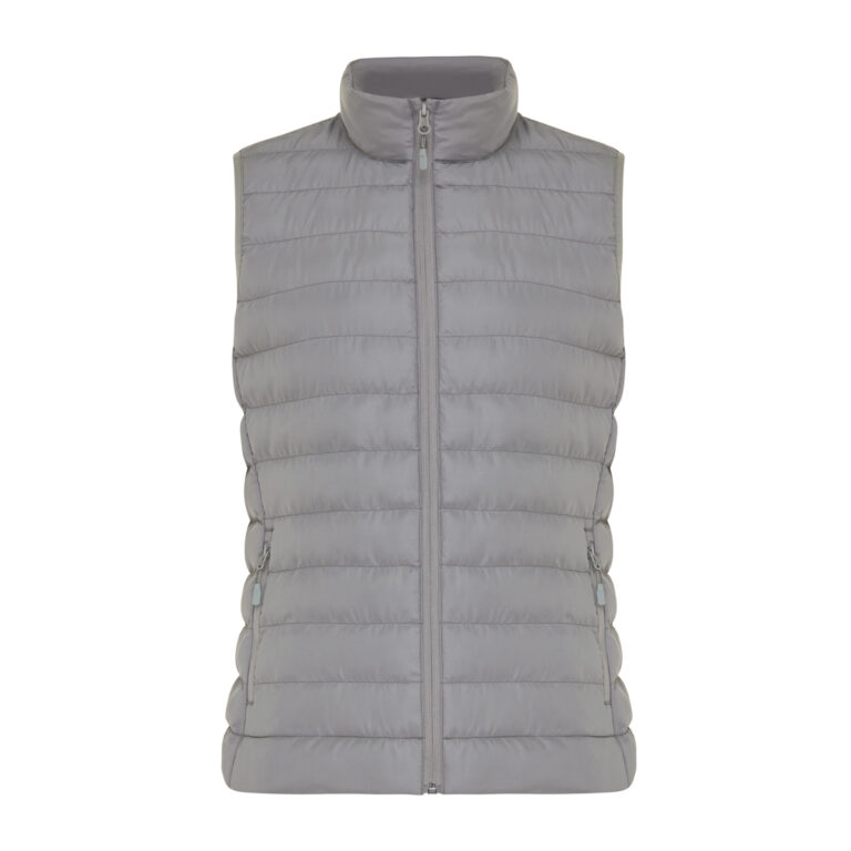 Gilet da donna Meru in rPET, grigio argento
