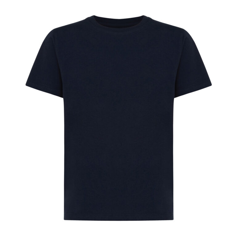 Koli kids lightweight recycled cotton t-shirt, navy