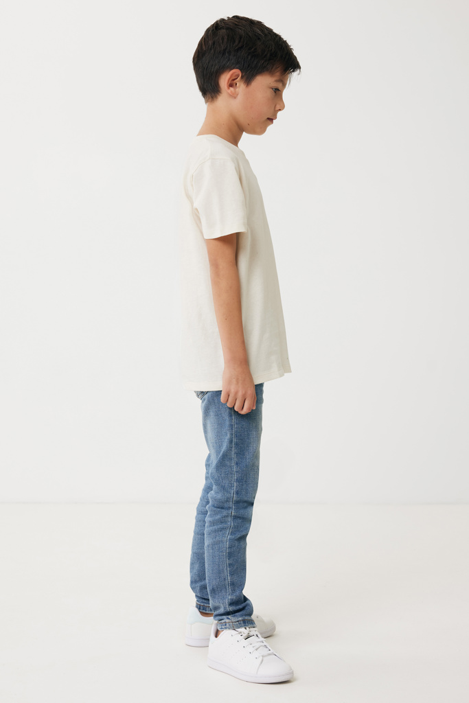 Koli kids lightweight recycled cotton t-shirt, natural raw
