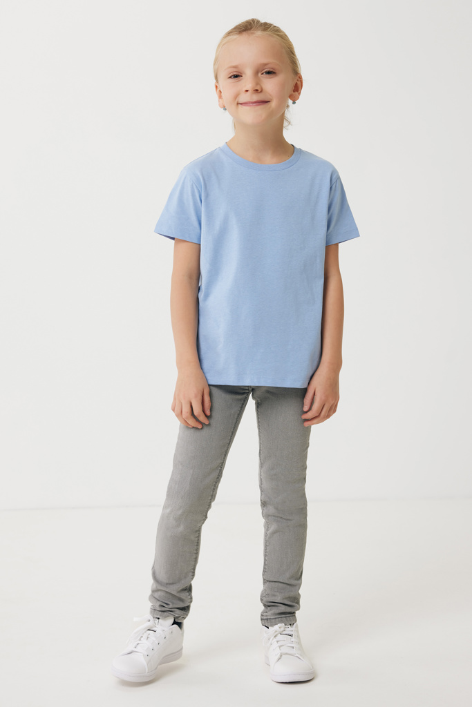 Koli kids lightweight recycled cotton t-shirt, sky blue