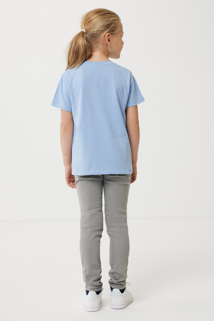 Koli kids lightweight recycled cotton t-shirt, sky blue