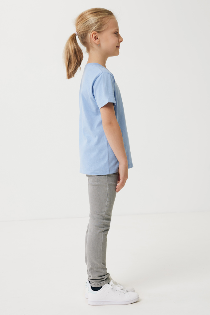 Koli kids lightweight recycled cotton t-shirt, sky blue