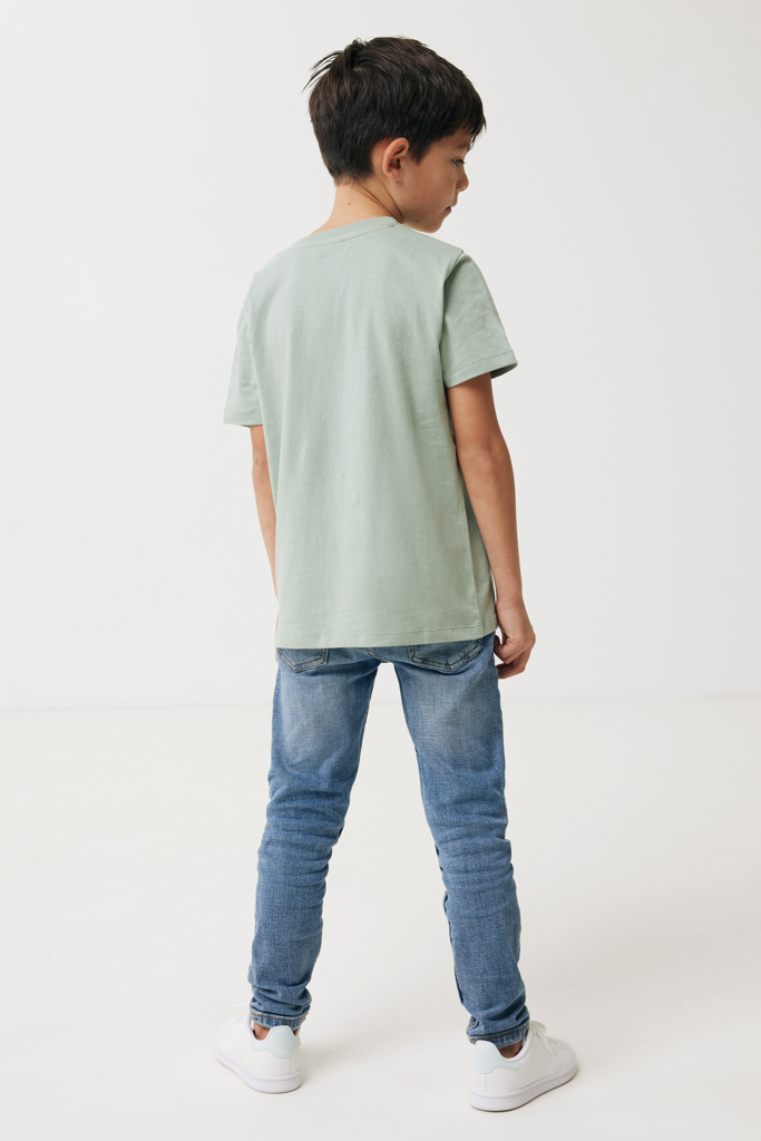 Koli kids lightweight recycled cotton t-shirt, iceberg green