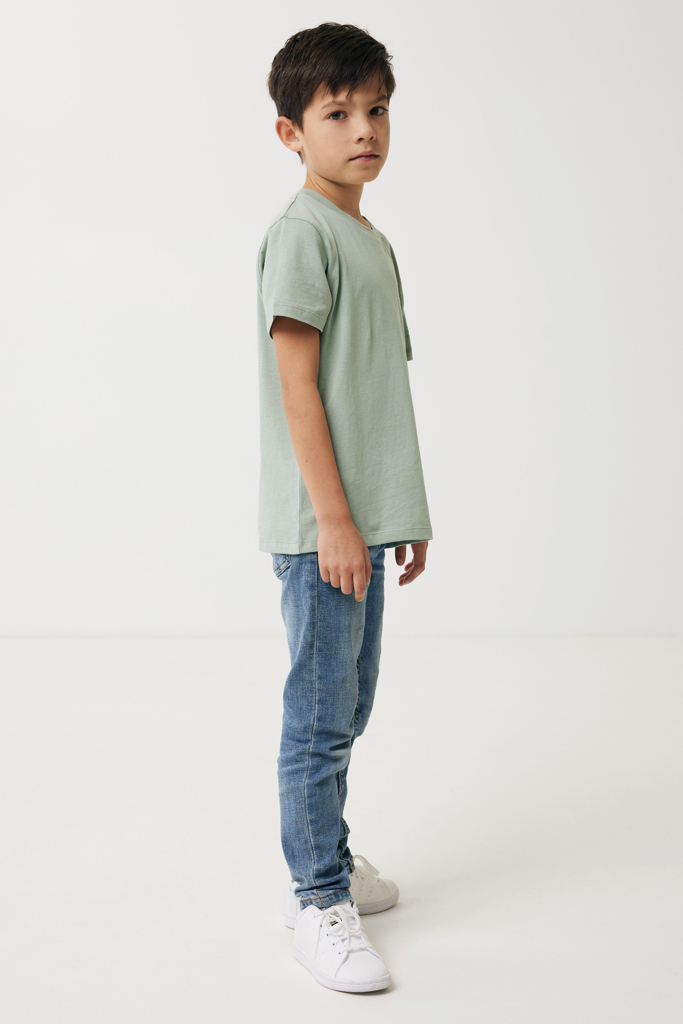 Koli kids lightweight recycled cotton t-shirt, iceberg green